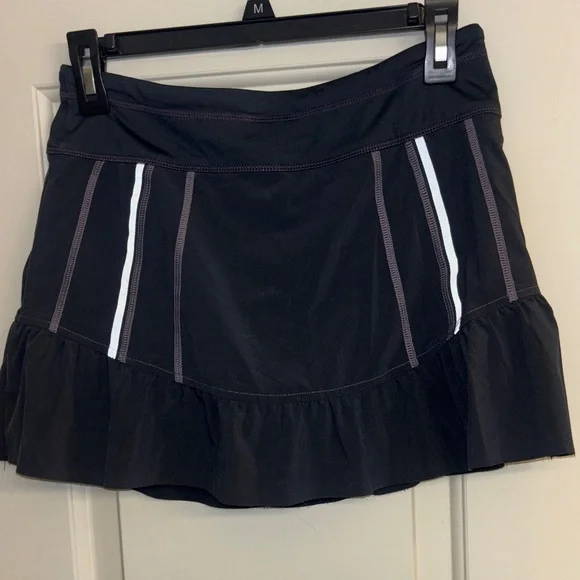 Athleta Black Skirt Tennis running pickleball 2 - Picture 3 of 6